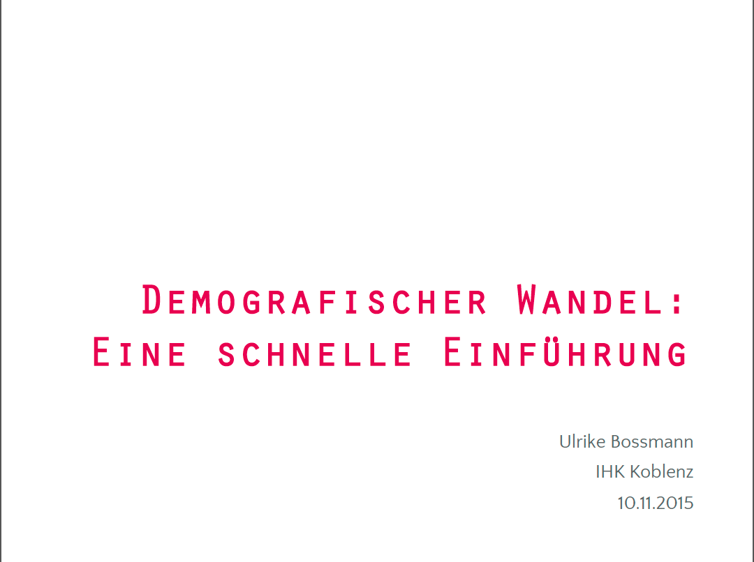 Demografieparcours_ 10 November 2015